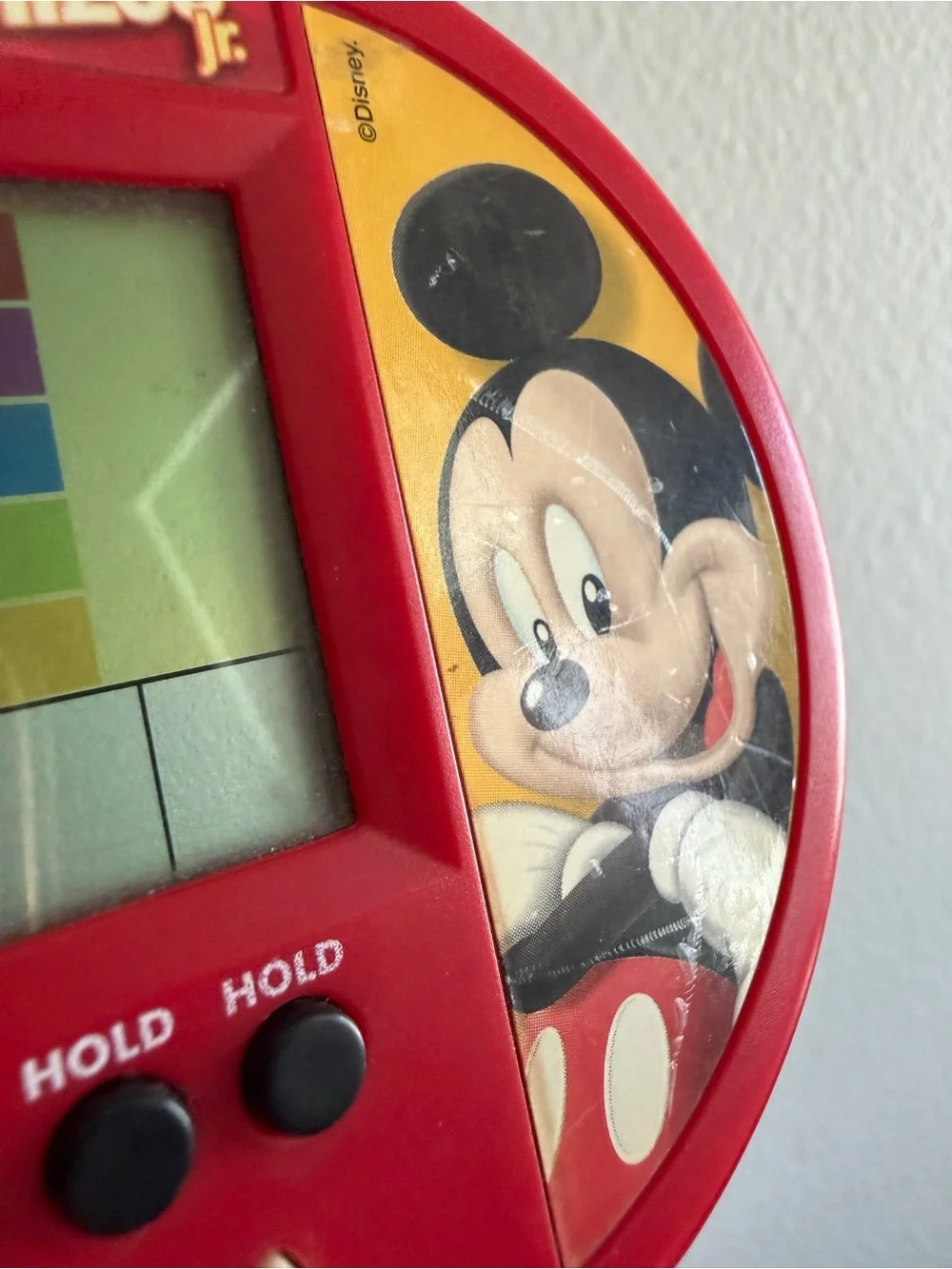 Vintage Y2K Handheld Mickey Mouse Yahtzee Jr. Game Made in 2000 WORKS !!